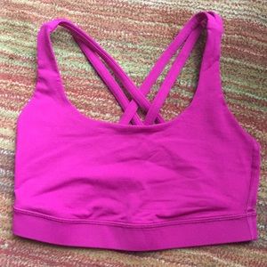 Lululemon - Energy Bra - fuchsia size 4